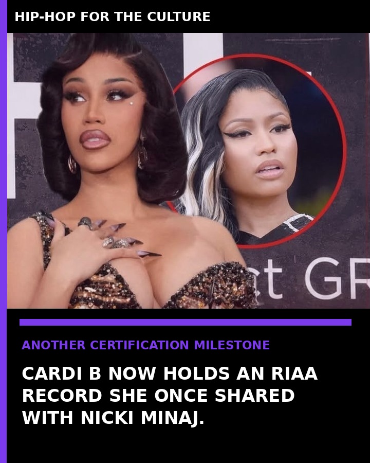 Cardi B and Nicki Minaj RIAA
