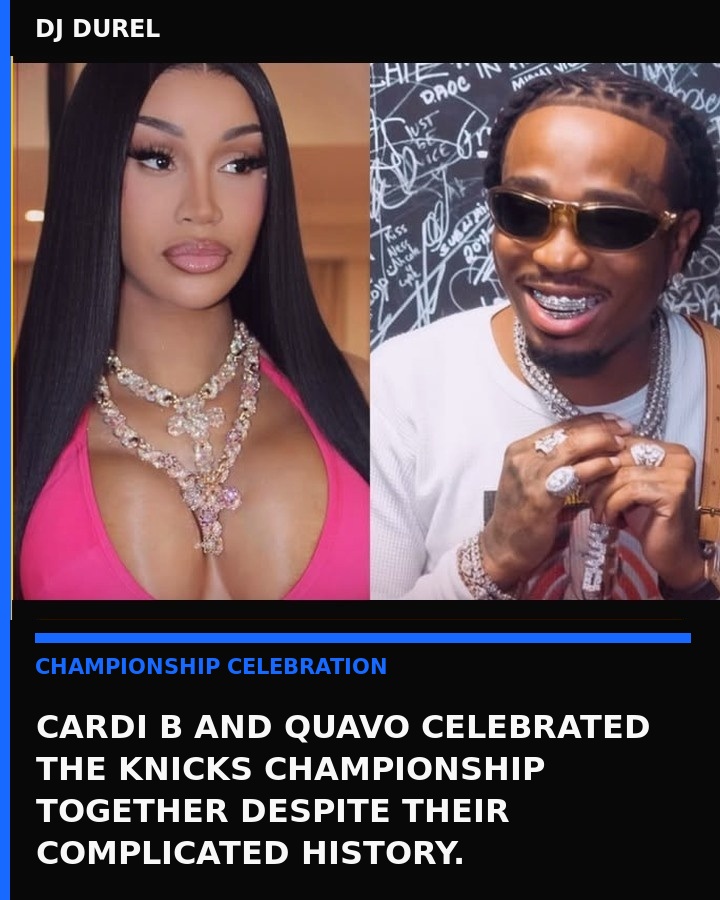 Cardi B Quavo Knicks