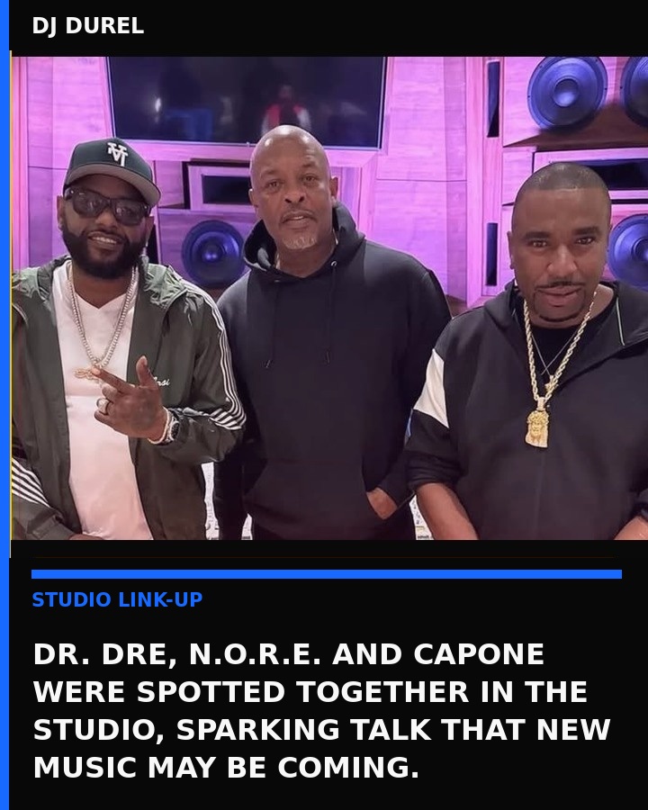Dr Dre NORE Capone studio