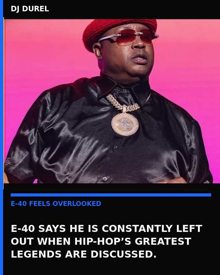 E-40 hip-hop legacy
