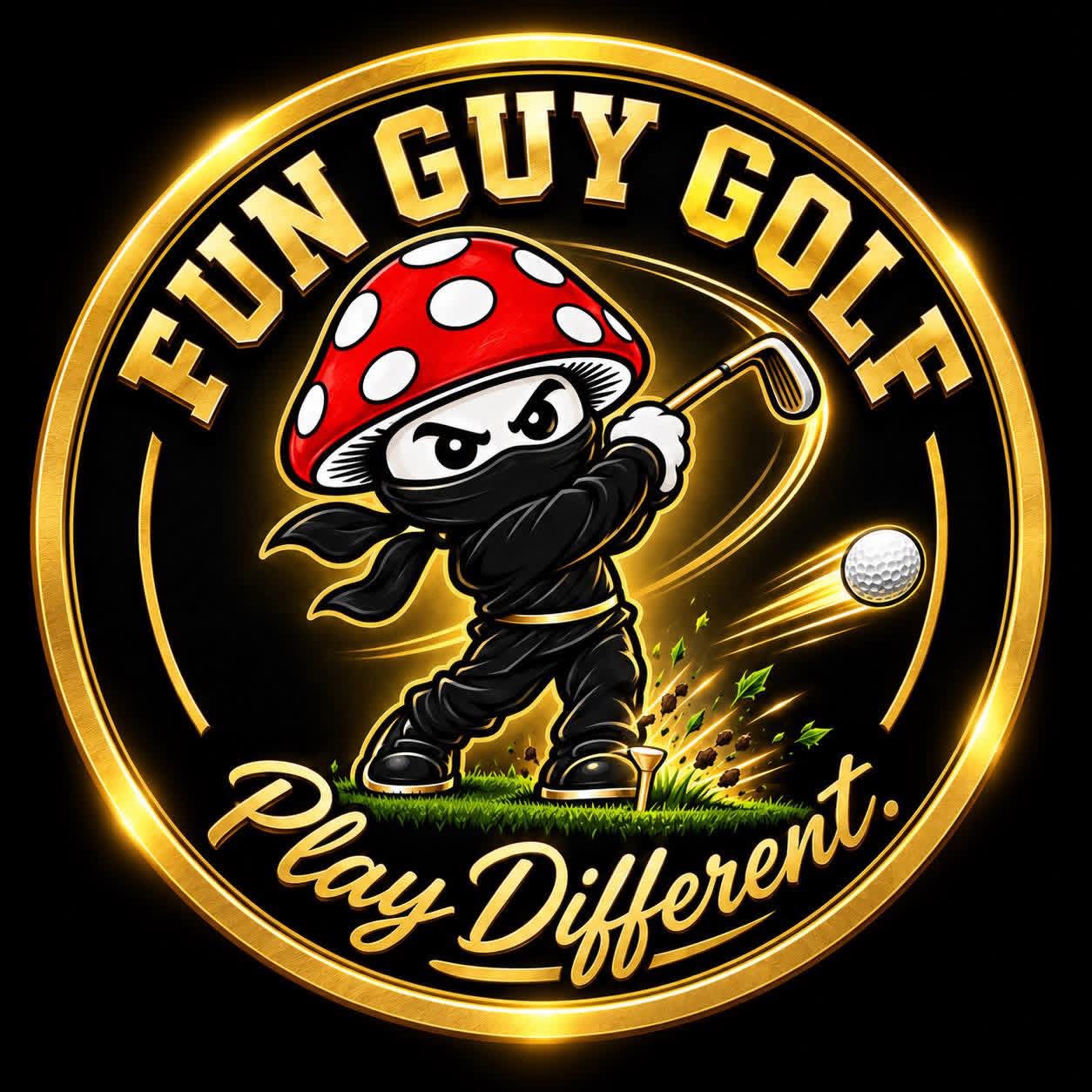 Fun Guy Golf Play Different logo