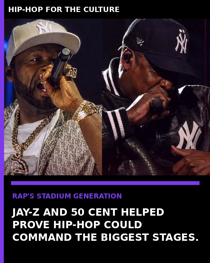 Jay-Z and 50 Cent live hip-hop
