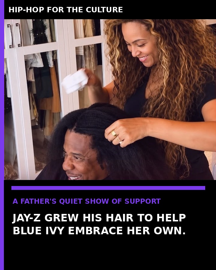 Jay-Z Blue Ivy natural hair