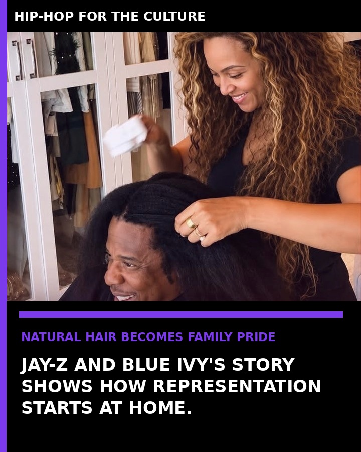 Jay Z Blue Ivy hair original source artwork