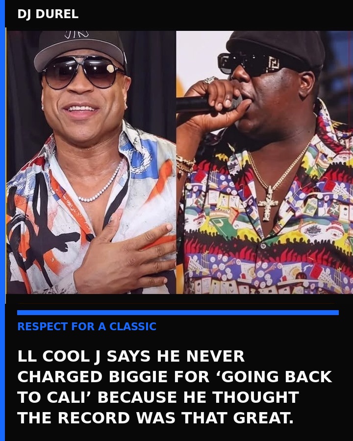 LL Cool J Biggie Going Back to Cali
