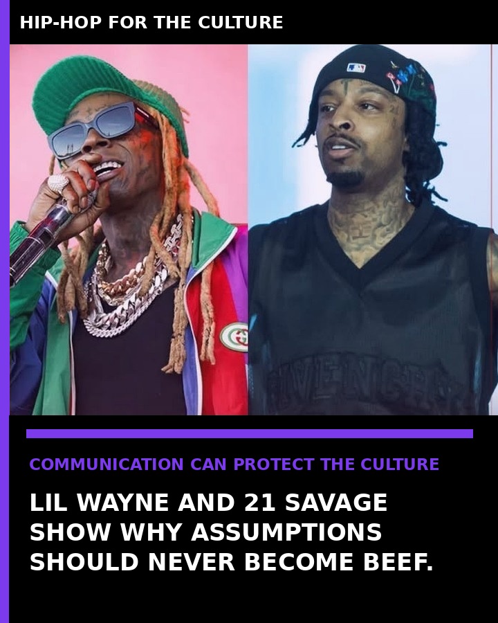 Lil Wayne and 21 Savage hip-hop discussion
