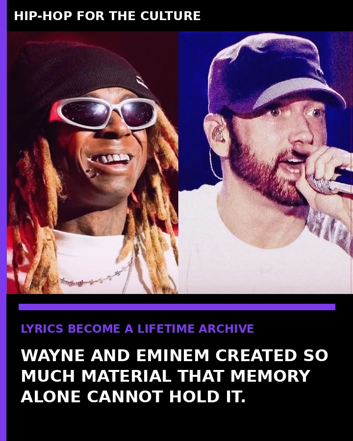 Lil Wayne and Eminem lyrical catalogs