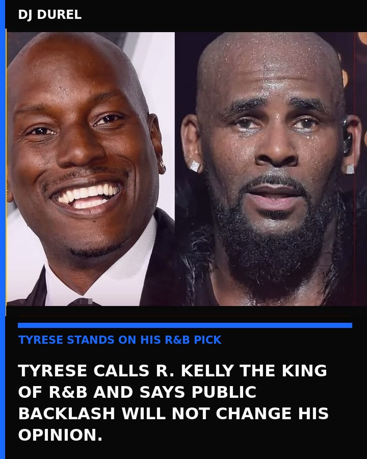 Tyrese R Kelly legacy discussion