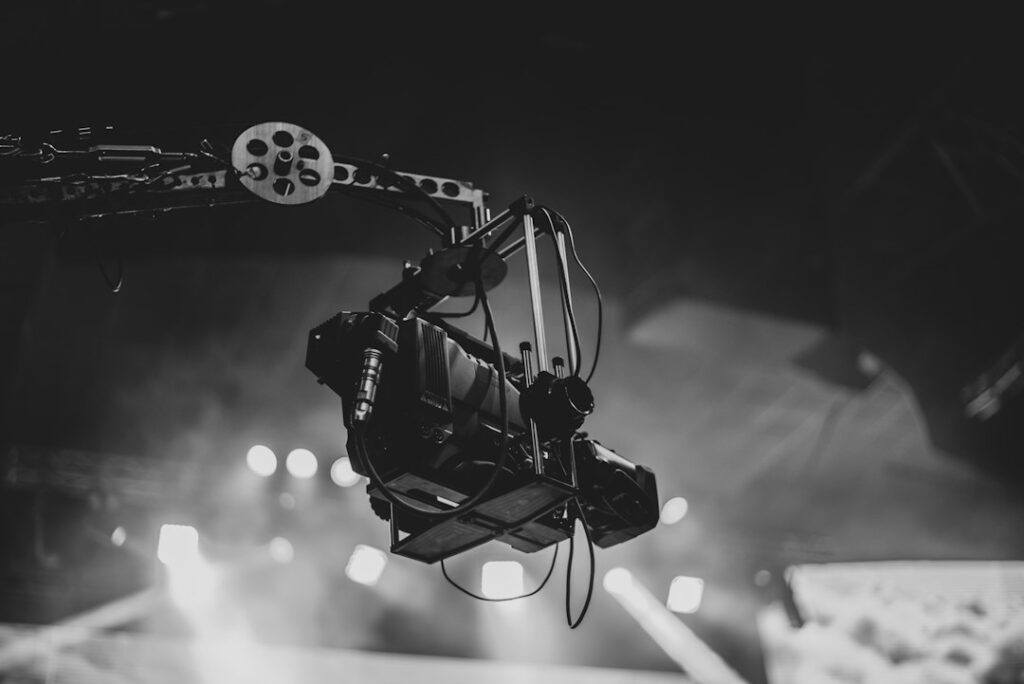 Illustrative film camera, not Jenna Ortega or the Wednesday set.