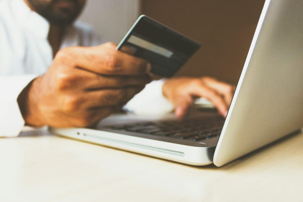 Illustrative online payment photograph, not an OnlyFans financial product.
